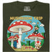 Mushroom Trip - Vooraanzicht T-shirt Donkergroen