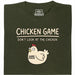 Chicken Game - Vue principale T-Shirt Vert Foncé