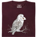 Owl Courier - Vooraanzicht T-Shirt Donkerrood