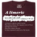 A Limerick - Poema matematico con equazione - Vista principale T-shirt Rosso Scuro