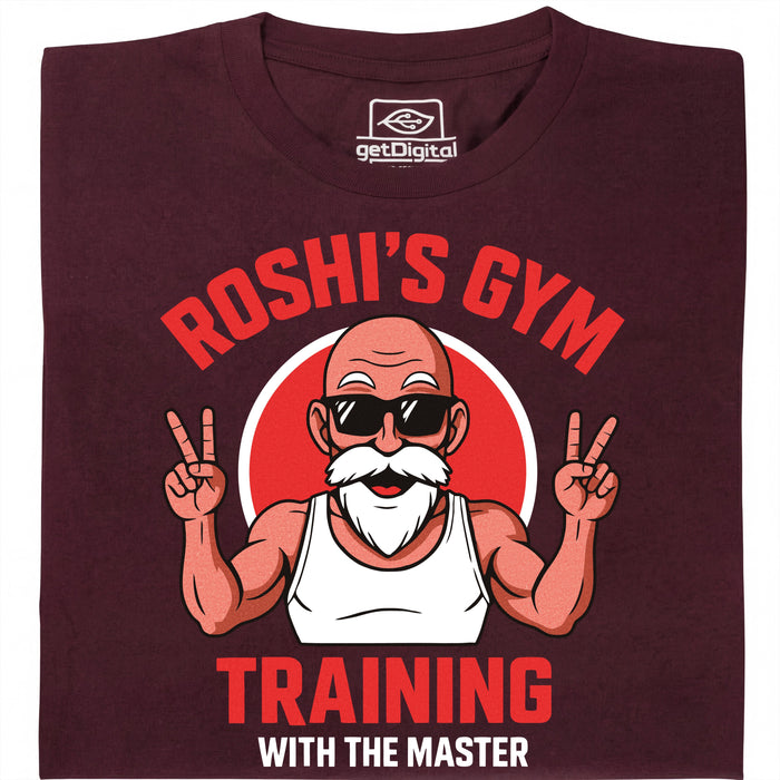 Training with the Master (Colourized) - Main View T-Shirt Dark Red