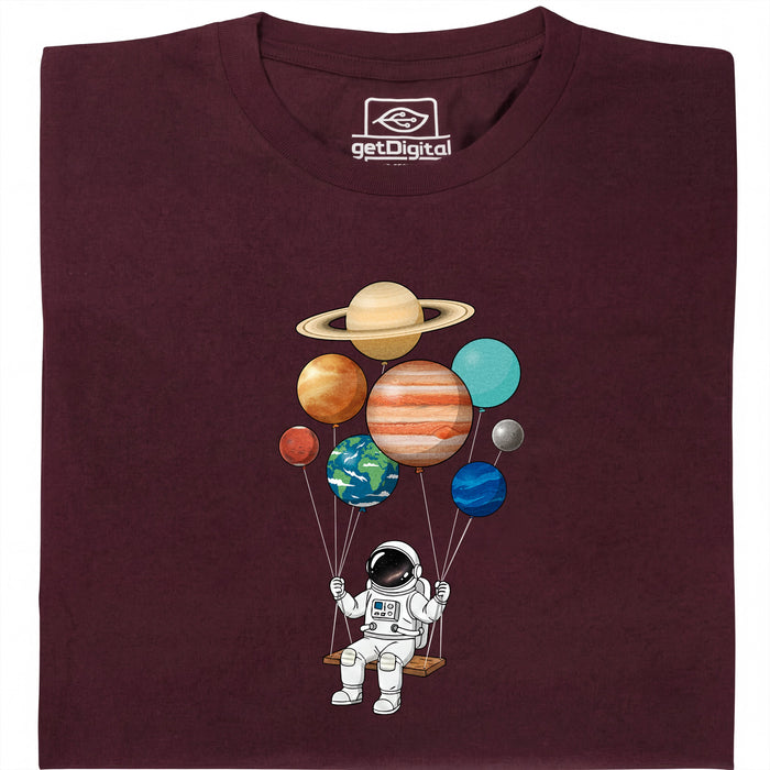 Cosmic Swing - Main view T-shirt Dark Red