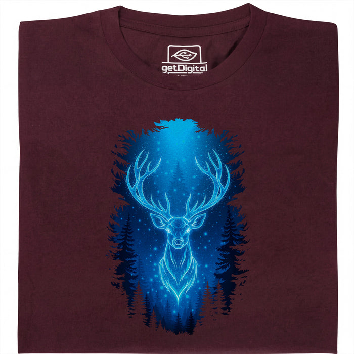 Forest Patron - Vista principale T-shirt Rosso scuro