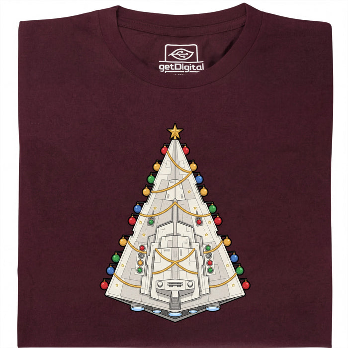 Destructeur de Sapins - Noël selon le décret impérial - Vue Principale T-Shirt Rouge Foncé