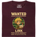 Wanted for Cucco Assault - Hoofdweergave T-Shirt Donkerrood