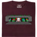 IT vs. Turtles - Hoofdweergave T-Shirt Donkerrood