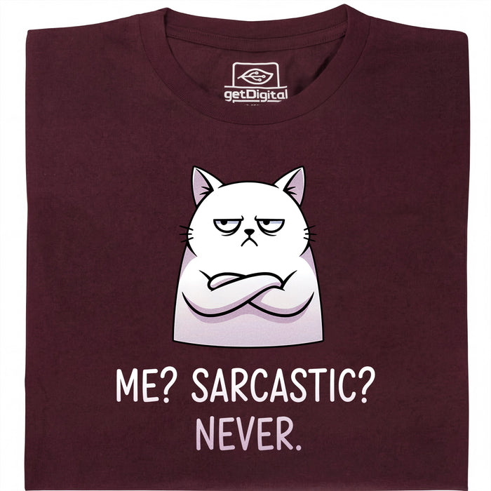 Definitely not sarcasm - Main view T-Shirt Dark Red