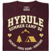 Hyrule Summer Camp - Vista frontal Camiseta Rojo Oscuro
