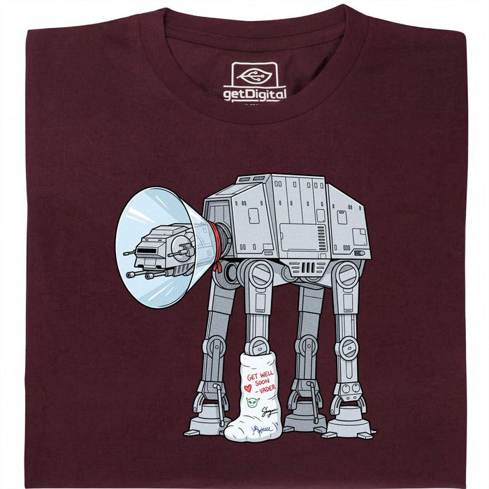 Imperial Recovery - Hoofdweergave T-Shirt Donkerrood