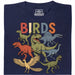 BIRDS - Vooraanzicht T-Shirt Marineblauw