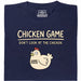 Chicken Game - Vue principale T-Shirt Bleu Marine