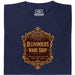 Ollivanders Wand Shop - Vue principale T-shirt Bleu Marine