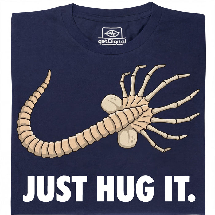 Just Hug It - Vista principal Camiseta Azul Marino