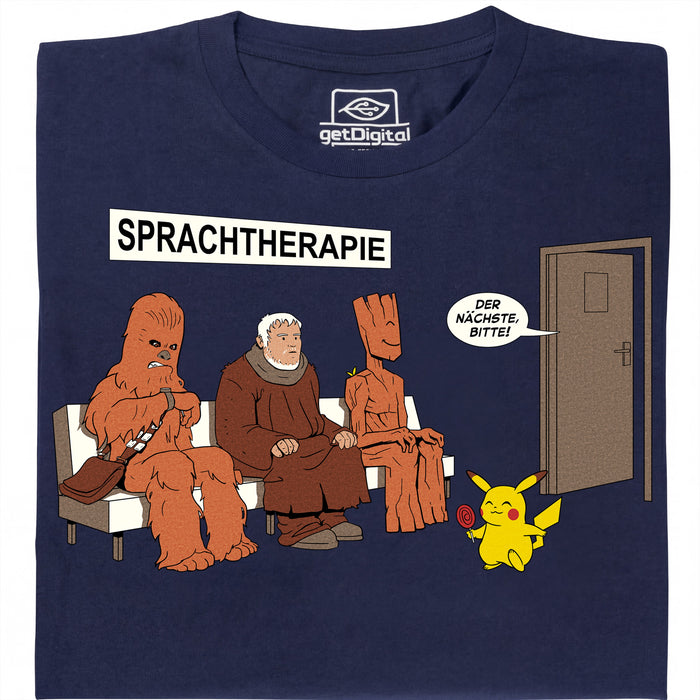 Speech Therapy - Main view T-Shirt Navy Blue