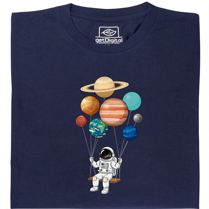 Cosmic Swing - Main view T-shirt Navy Blue