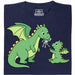 Dragon Parenting - Vue principale T-Shirt Bleu Marine