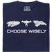 Choose Your Spaceship - Vue principale T-shirt Bleu marine
