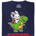 We Choose Violence - Vista principal Camiseta Azul Marino