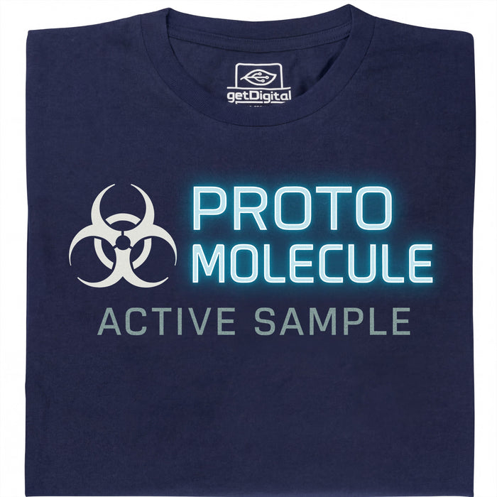 Protomolecule - Active Sample - Vista principal Camiseta Azul marino