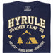 Hyrule Summer Camp - Vista frontal Camiseta Azul Marino