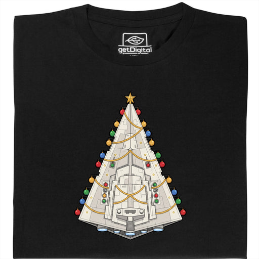 Destructor de Árboles - Navidad por decreto imperial - Vista Principal Camiseta Negro