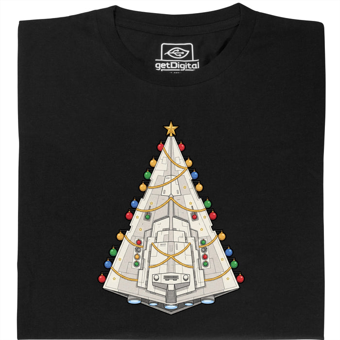 Tannenzerstörer - Weihnachten nach imperialer Vorschrift - Hauptansicht T-Shirt Schwarz