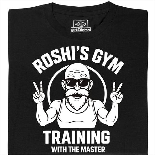 Training with the Master  - Hauptansicht T-Shirt Schwarz