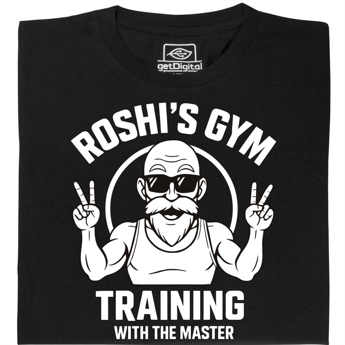 Training with the Master  - Hauptansicht T-Shirt Schwarz