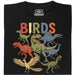 BIRDS - Vooraanzicht T-Shirt Zwart
