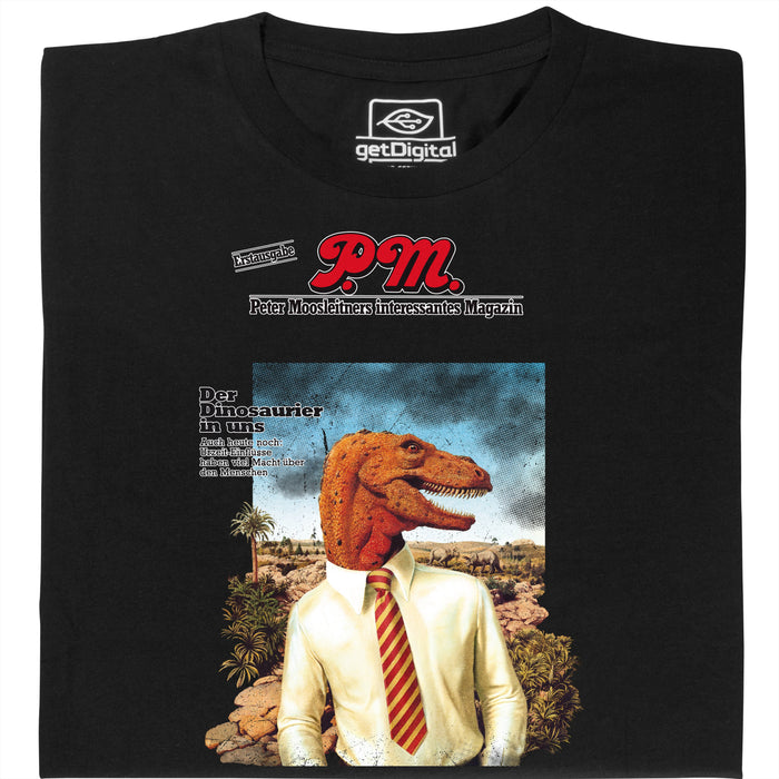 P.M. Magazine 11/1978 The Dinosaur Within Us - Main view T-Shirt Black