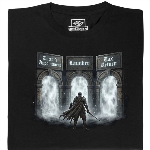Adult Souls - Hauptansicht T-Shirt Schwarz