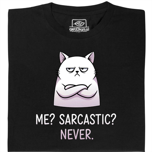 Definitely not sarcasm - Hoofdweergave T-Shirt Zwart