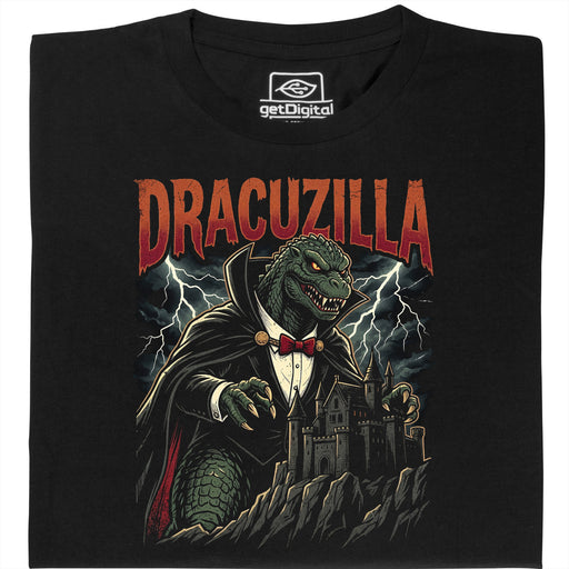 Dracuzilla - Hauptansicht T-Shirt Schwarz