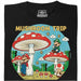Mushroom Trip - Vooraanzicht T-shirt Zwart