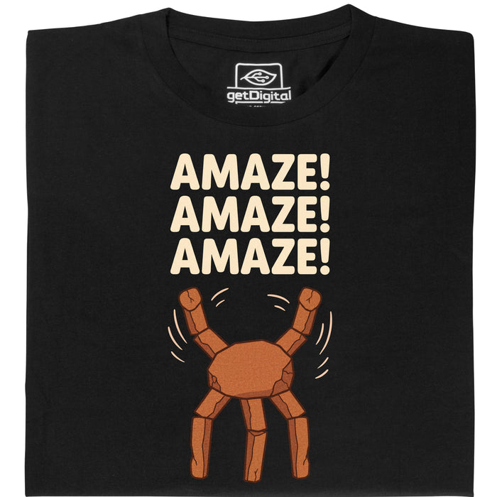 Amaze Amaze Amaze - Vista principal Camiseta Negro