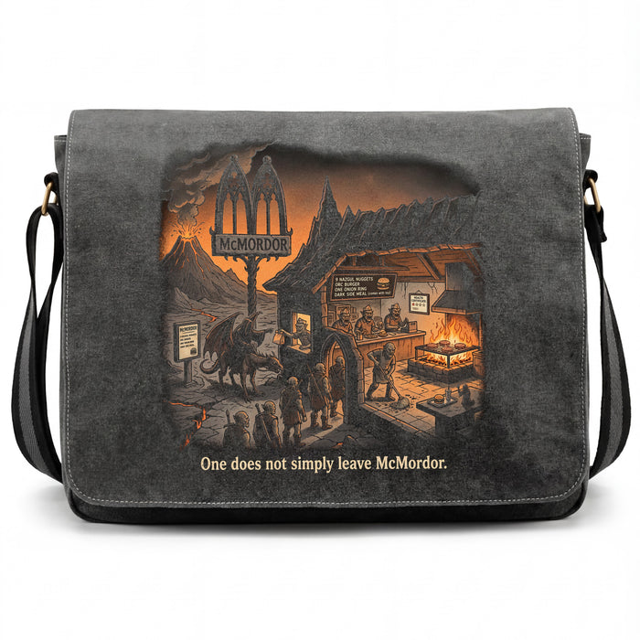 One does not simply leave McMordor - Vista frontal Bolsa