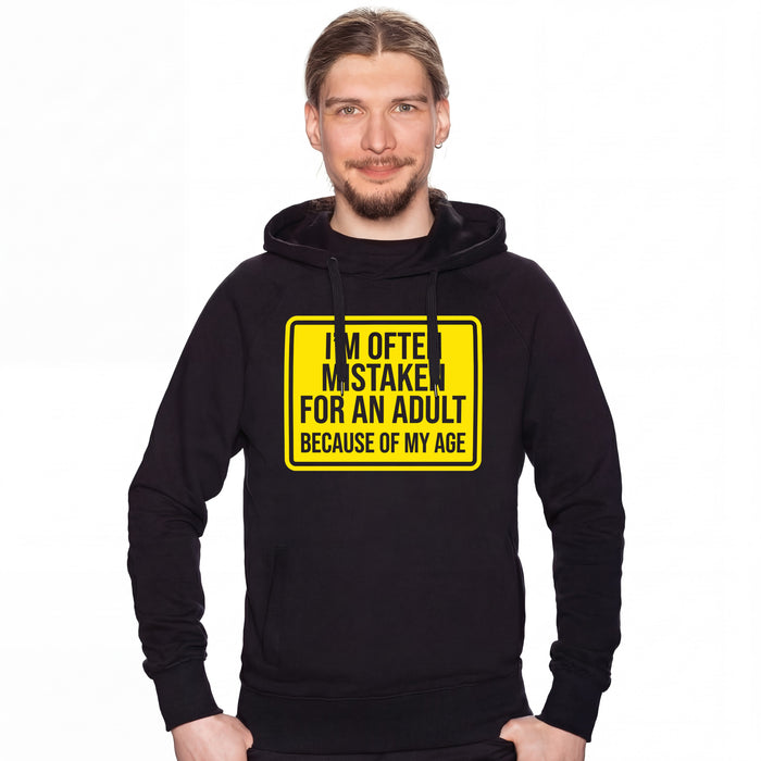 Mistaken For An Adult - Hoodie Man David