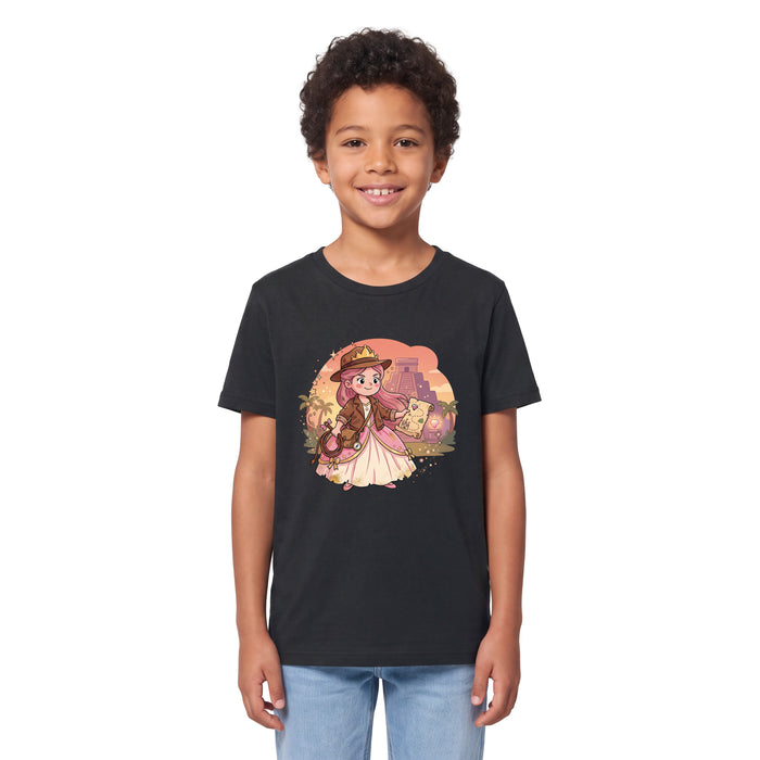 Nerdy Princess & The Lost Temple - Kindershirt Model Junge 1