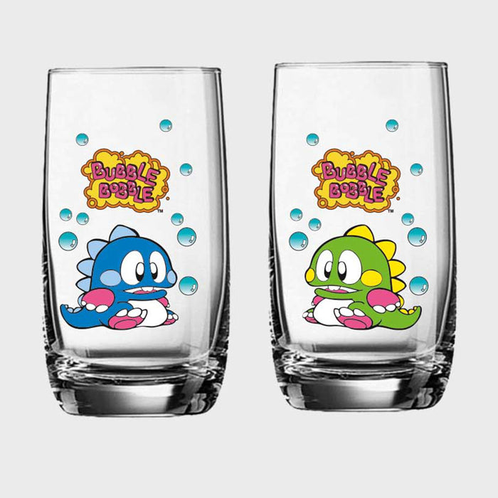 Bubble Bobble Gläser Set mit Bub und Bob – Beide Gläser