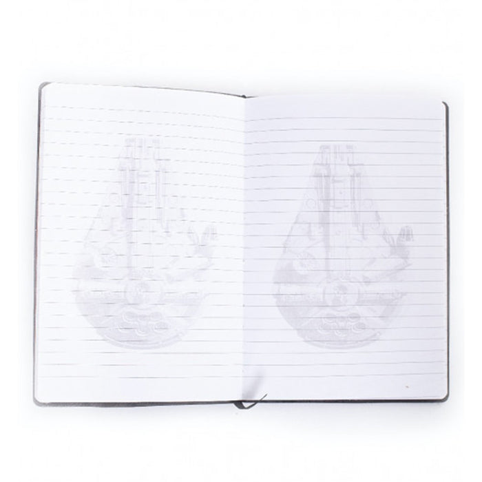 Star Wars Notizbuch mit Millennium Falke
