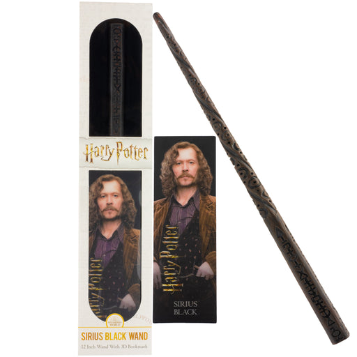 Harry Potter Zauberstab von Sirius Black mit 3D-Lesezeichen
