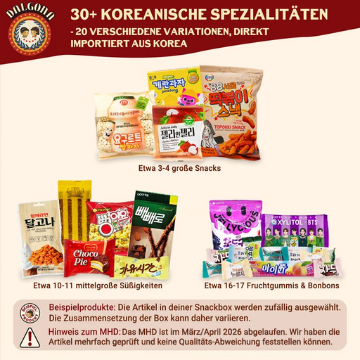 Korea-Snackbox "Dalgona Retter"