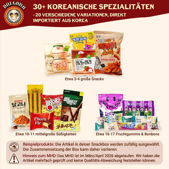 Korea-Snackbox "Dalgona Retter"