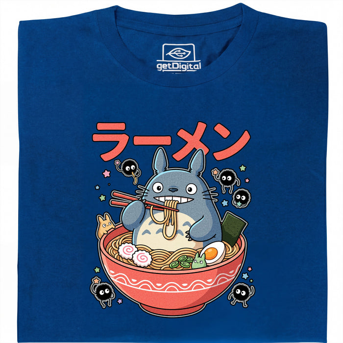 Ramen de l'Esprit de la Forêt - Vue principale T-Shirt Bleu
