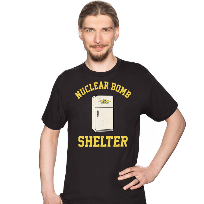 Nuclear Bomb Shelter Refrigerator - T-Shirt Man David