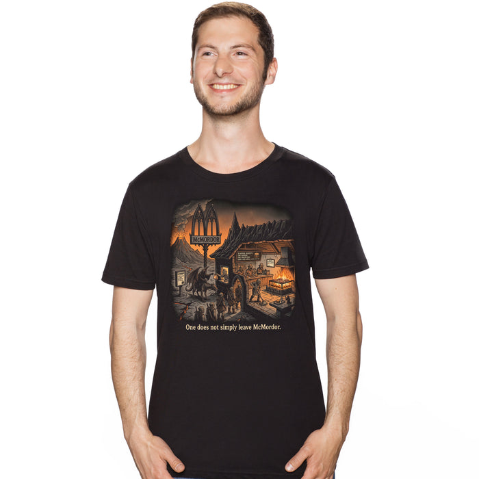 One does not simply leave McMordor - Camiseta Hombre Tobi