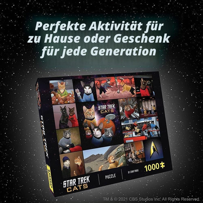 Star Trek Chats Puzzle 1000 Pièces - Les Chats de l'Espace
