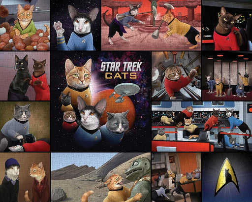Star Trek Cats 1000 Teile Puzzle - Katzen im Weltraum