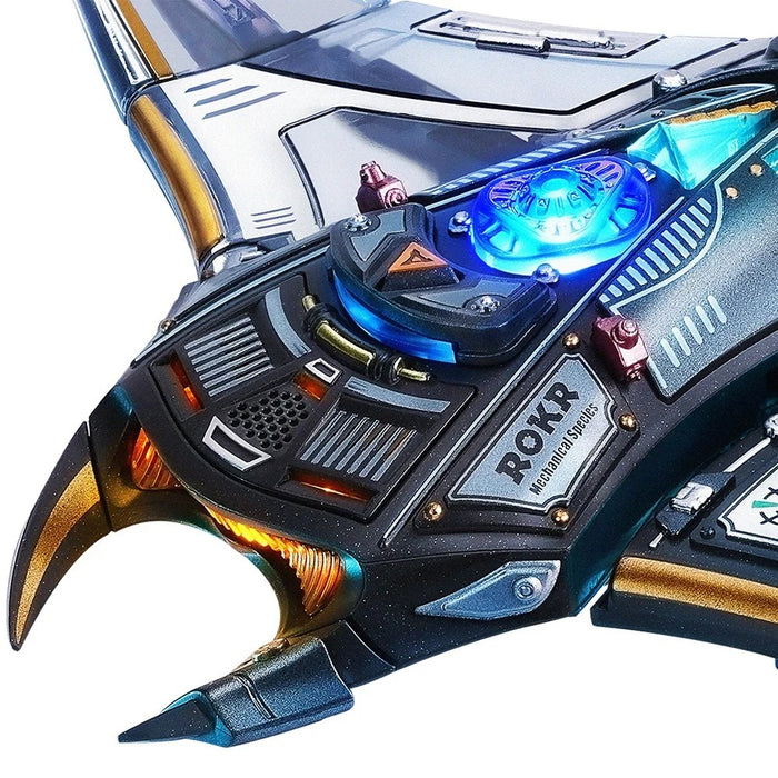 Kit de Construcción Electrónico 3D de Mantarraya Mecánica con Iluminación