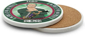 Sottobicchiere Roronoa Zoro One Piece vista frontale
